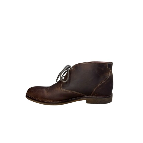 Johnston & Murphy Copeland Chukka Boots 11.5 Brown Leather Lace Up Casual Dress - Picture 2 of 8